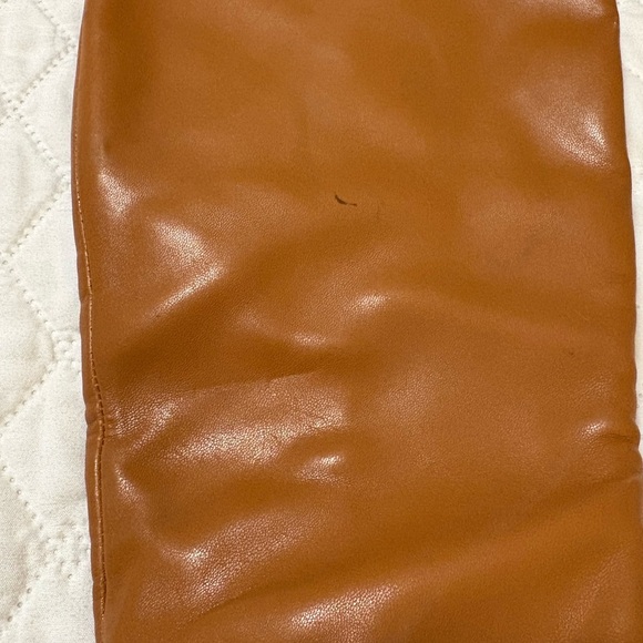 Nordstrom Rack NWOT Brown Leather Knee-High Boots - Picture 5 of 11